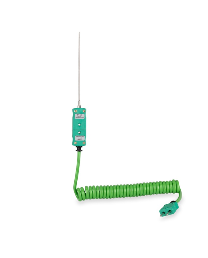 ETI Givare, termoelement typ K, tunn, snabb nålgivare för instick med kabel, perfekt för kött, Ø1 spets x 90mm