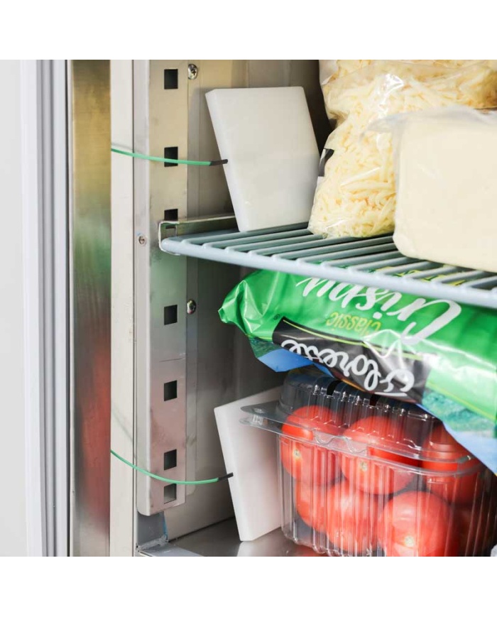 ETI Givare, termoelement typ K, simulerar temperatur i livsmedel i kylar och frysar med sin stora mätkropp, 9 x 100 x 100mm. 1 meter kabel