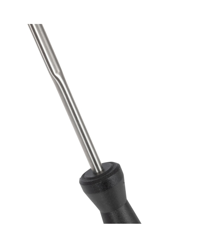 ETI Givare, PT100 RTD-givare, för mätning mellan förpackningar, med handtag, Ø6mm x 130mm, 1 meter kabel, Lumberg-kontakt