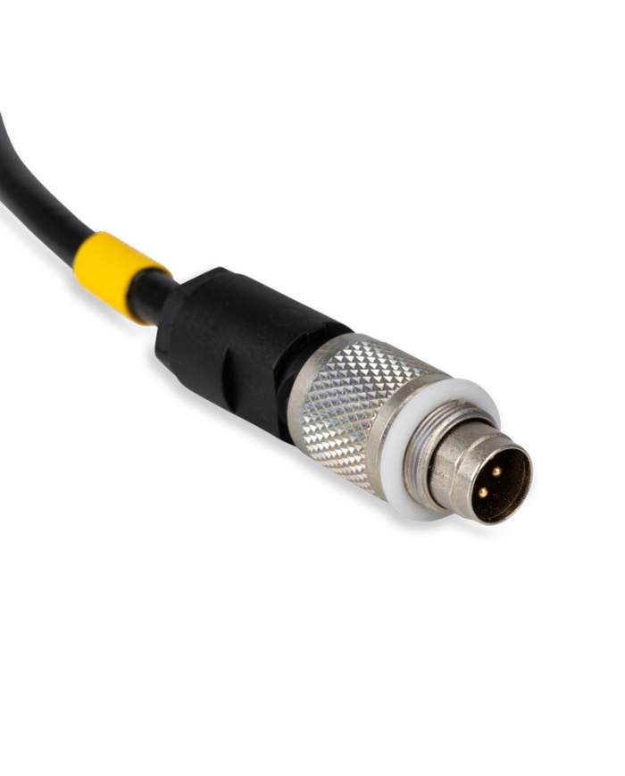 ETI Givare, PT100 RTD-givare, givare för vätskor med handtag, Ø3,3mm x 130mm, 1 meter kabel, Lumberg-kontakt