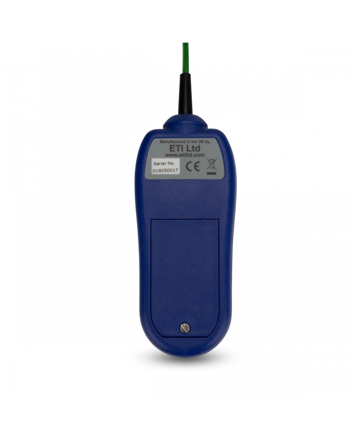 ETI Thermamite® HACCP-termometer – blå. Inklusive nålgivare med kabel. -50 to 300°C. Kalibreringscertifikat.