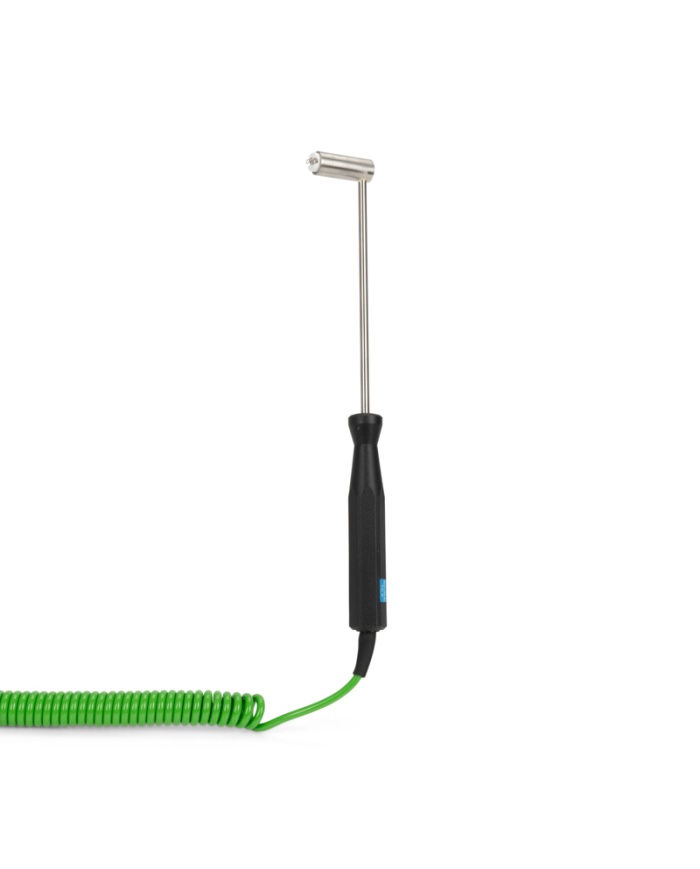 ETI Givare, termoelement typ K, vinklad ytgivare för stekbord Ø12 x 130mm, med spiralkabel