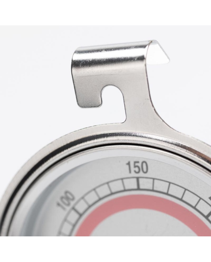 ETI Traditionell analog ugnstermometer för placering i ugn. Rostfri. Ø55mm visartavla. Upp till 300°C