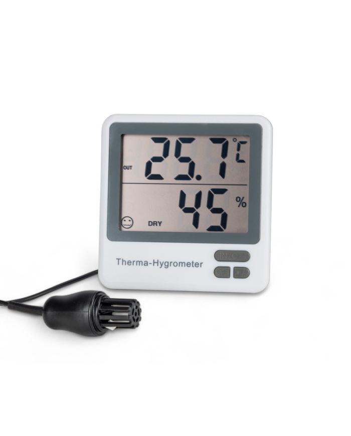 ETI Therma-Hygrometer, mäter temperatur och %RH med 3m extern givare