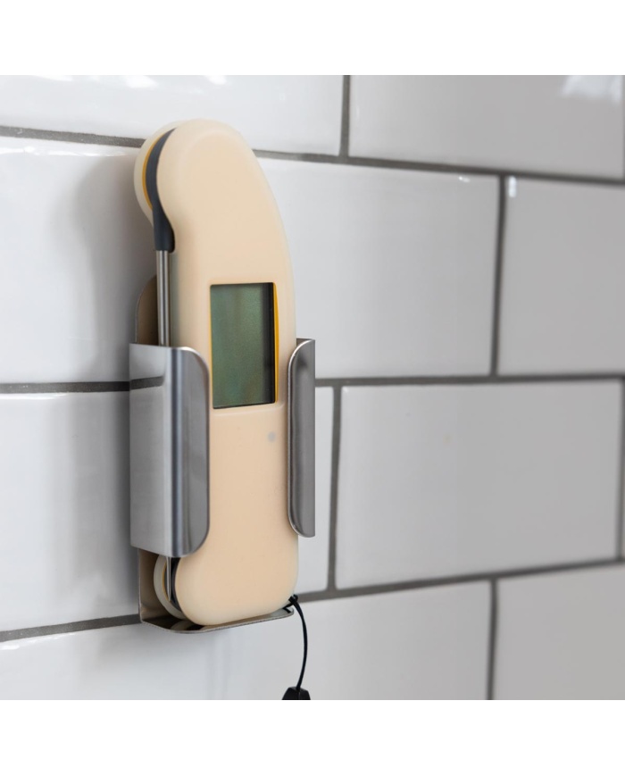 ETI Väggfäste i rostfritt stål, passande Thermapen® Classic & Thermapen® Professional