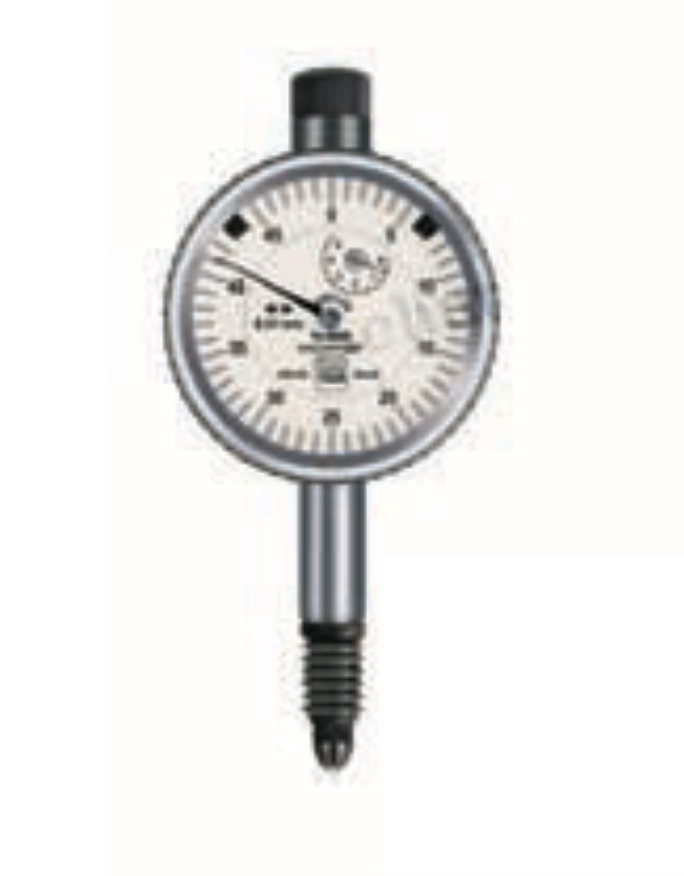 TESA mätklocka 0,01 mm, 0-5 mm, gradering 0,01 mm, noggrannhet ±0,014 mm, spänndorn Ø8 mm, mätklocksdiameter 40 mm, vridbar skiva med justerbara toleransmarkeringar, plant bakstycke, skalanumrering 0-50, DIN 878, konformitetsdeklaration ingår