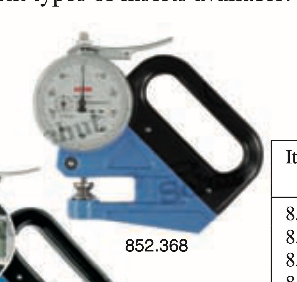 Käfer folietjockleksmätare