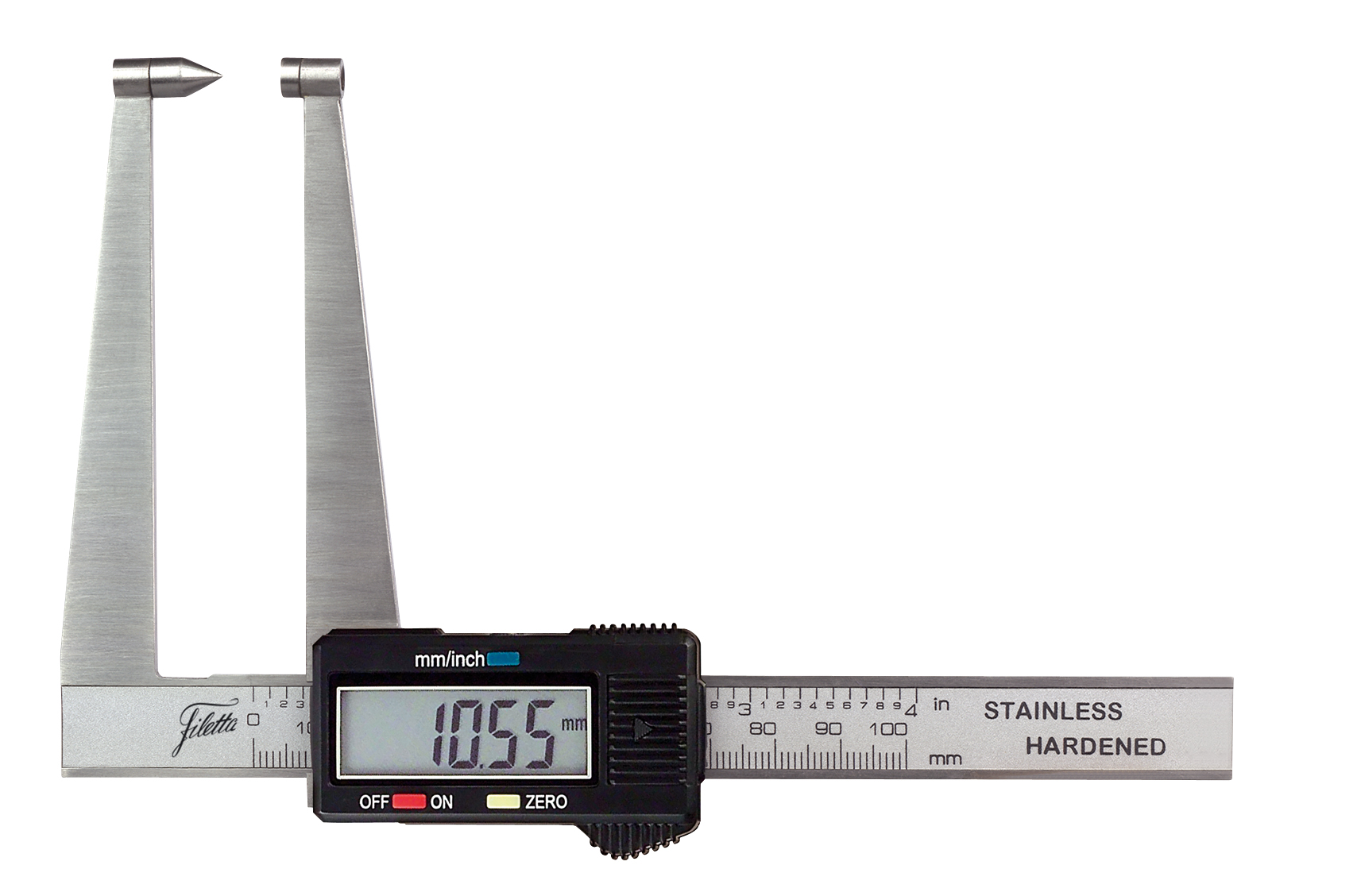 Digitalt skjutmått med långa skänklar