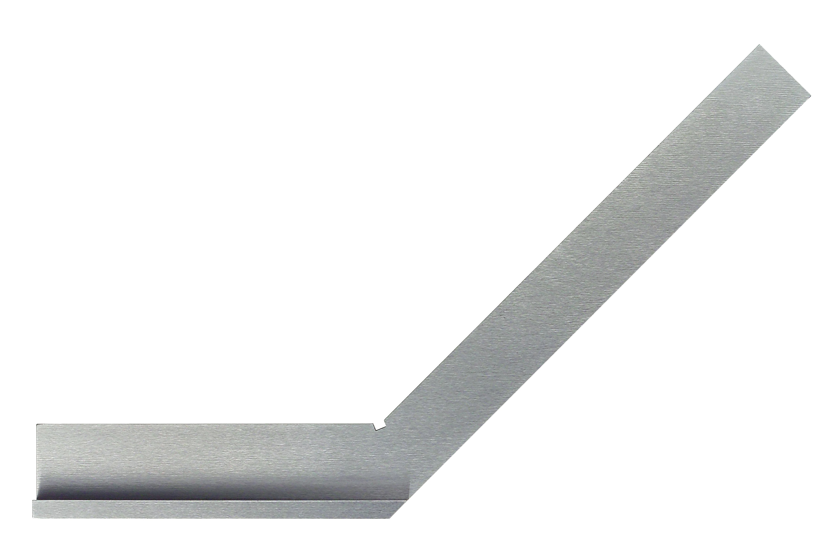 Stålvinkel med bas gering 135°, noggrannhet enl. DIN 875/2, mått 200×130 mm, tvärsnitt 25×5 mm